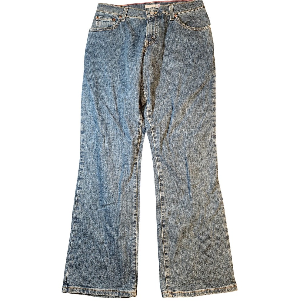 Vintage Levis 505 Jeans Womens 8 Medium Wash Denim Stretch Bootcut USA‎ 90s Y2K
